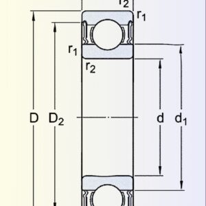 Подшипник 6307 SKF